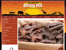 Tablet Screenshot of biltongusa.com